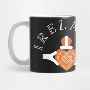 Ireland Claddagh Heart Mug